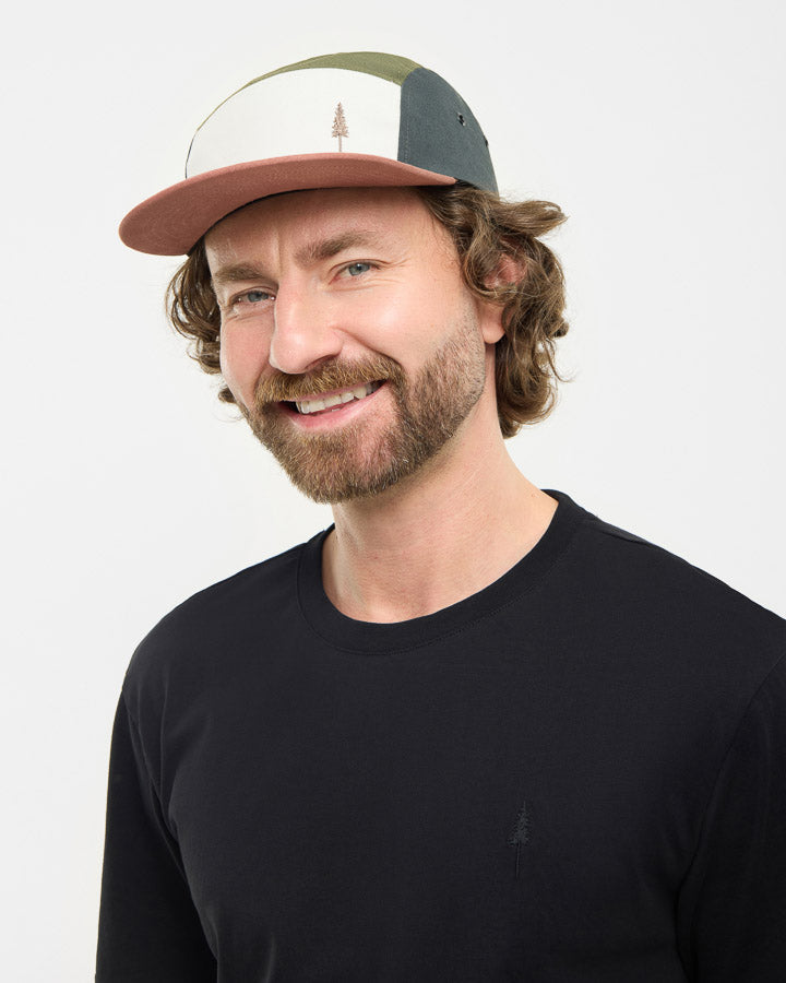 NIKIN TreeCap 5 Panel Colorblock Cap Multicolor Bio-Baumwolle