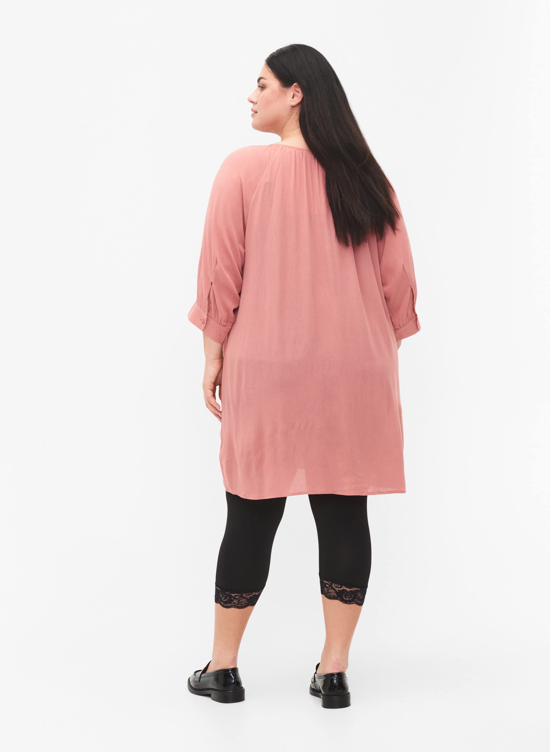 Zizzi Trousers 3/4 Leggings Spitze 2er-Pack Leggings