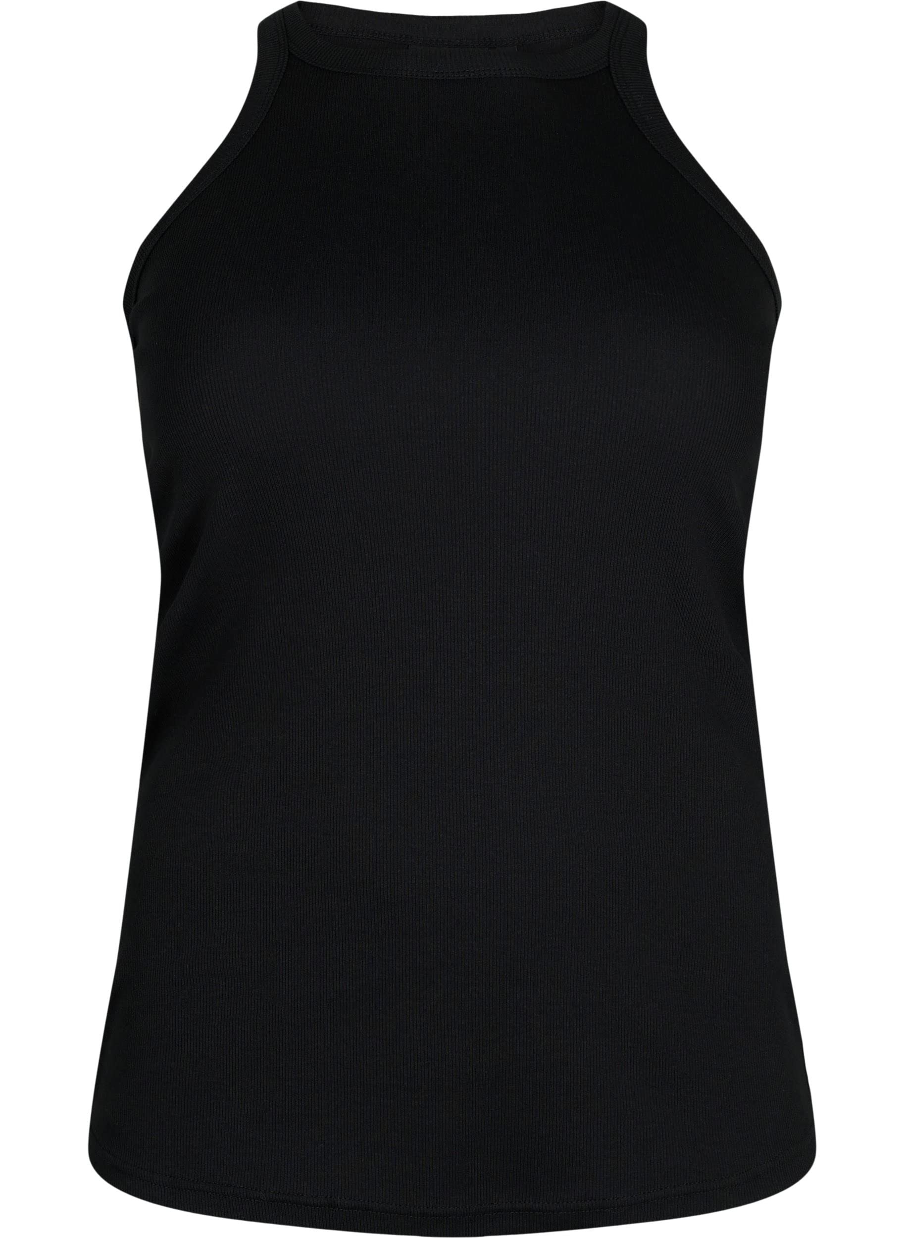 Zizzi Ripp Tanktop Baumwolle Top Große Größen