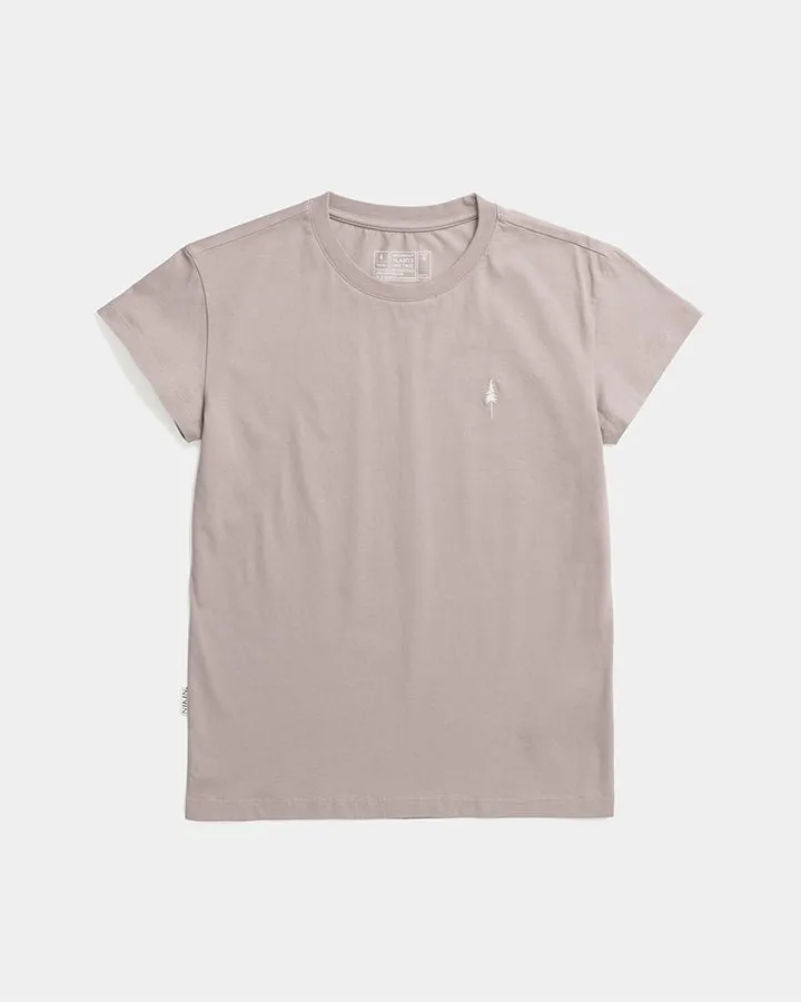 NIKIN TreeShirt Women T-Shirt Taupe Bio-Baumwolle