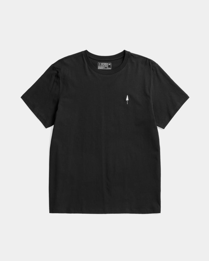 NIKIN TreeShirt T-Shirt Schwarz Bio-Baumwolle Unisex