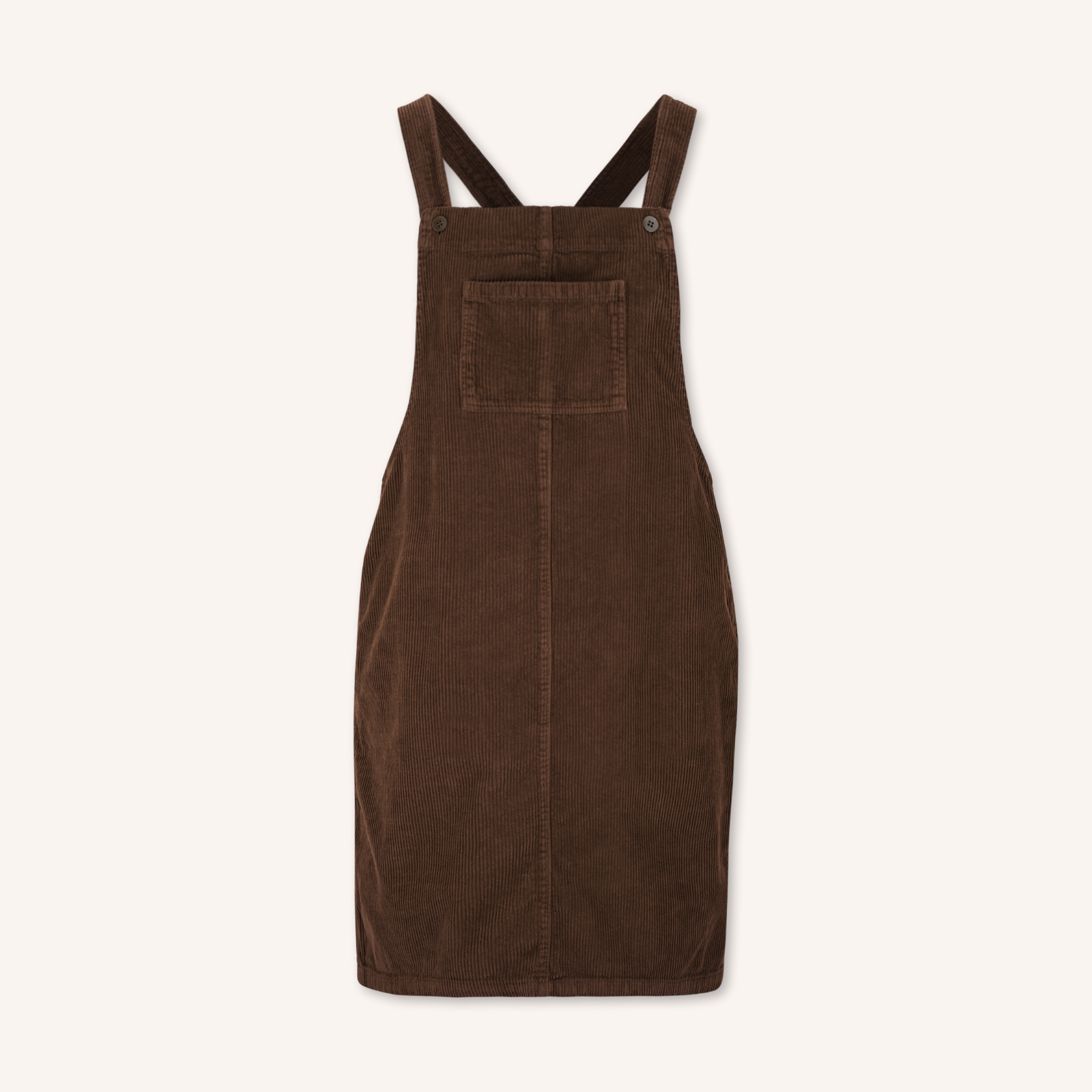 NORDLICHT Mika Cord Latzkleid Braun Gr. M
