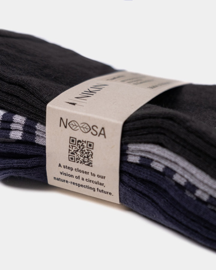NIKIN TreeSocks Circular 3-Pack Socken Multicolor
