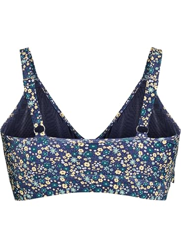 Swim by Zizzi Bikini Top Blumen Rüschen Große Größen
