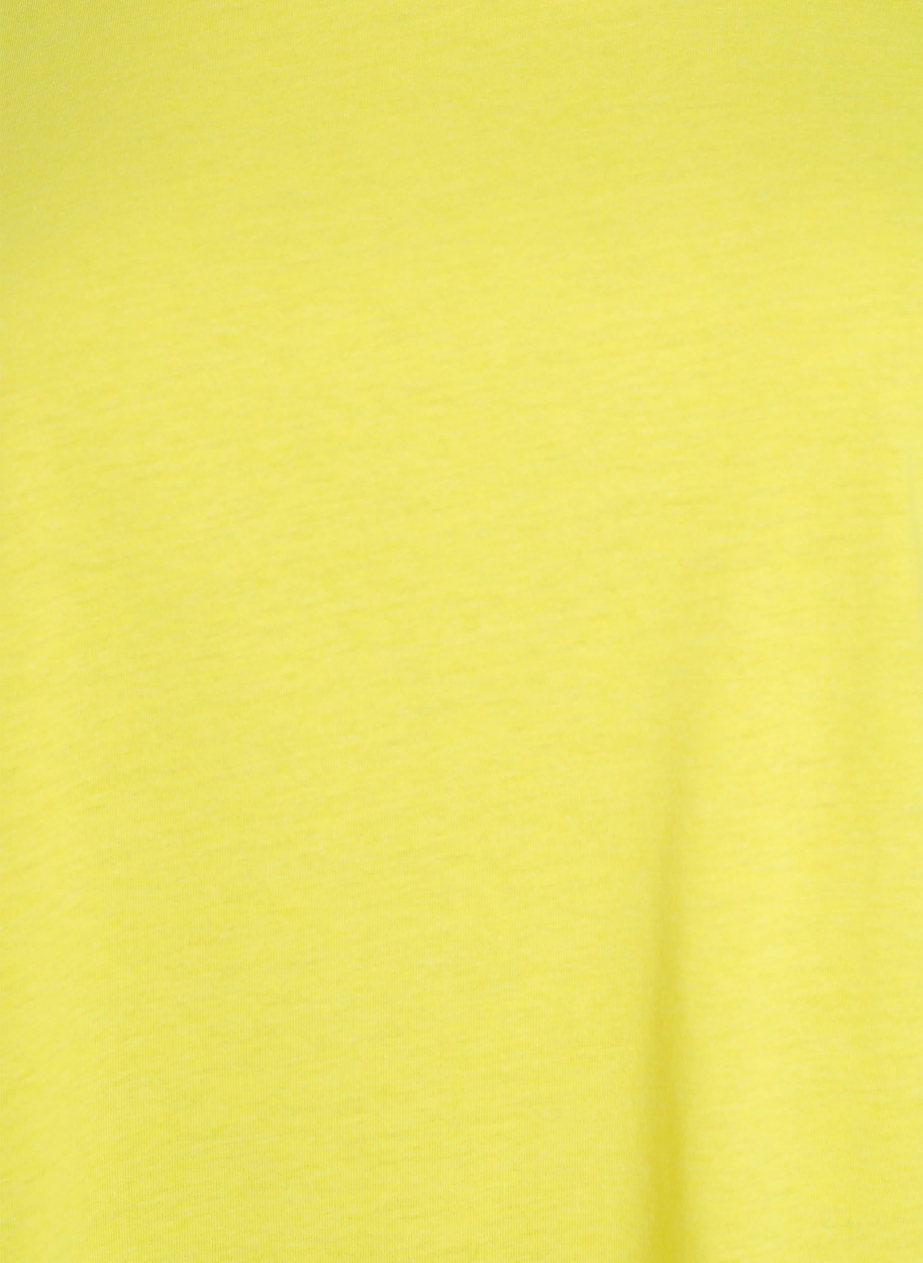 Zizzi T-Shirts Neon T-Shirt Baumwolle Große Größen
