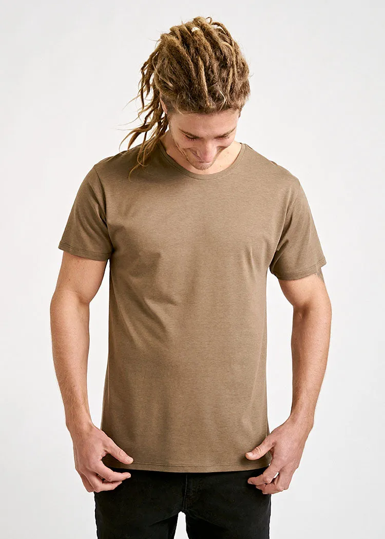 Wijld Alex Shiitake T-Shirt Herren Uni Holz Regular