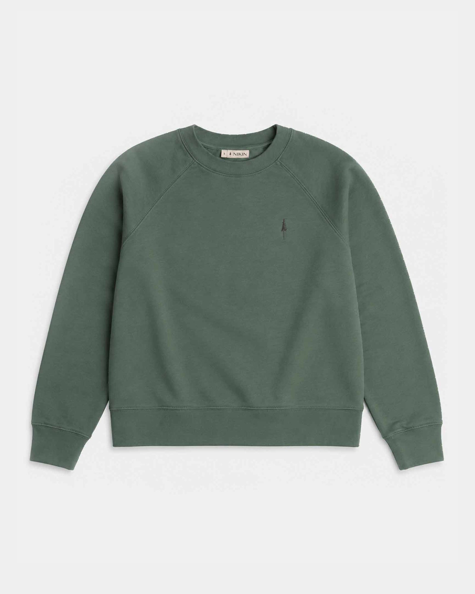 NIKIN TreeSweater Raglan Sage Pullover Damen