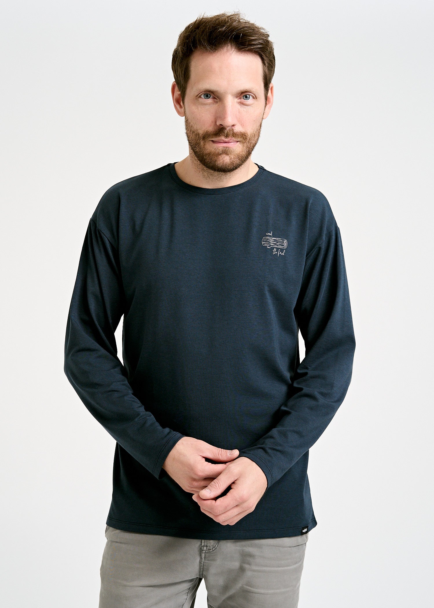 Wijld Chris Longsleeve Herren Holz Overcut Locker