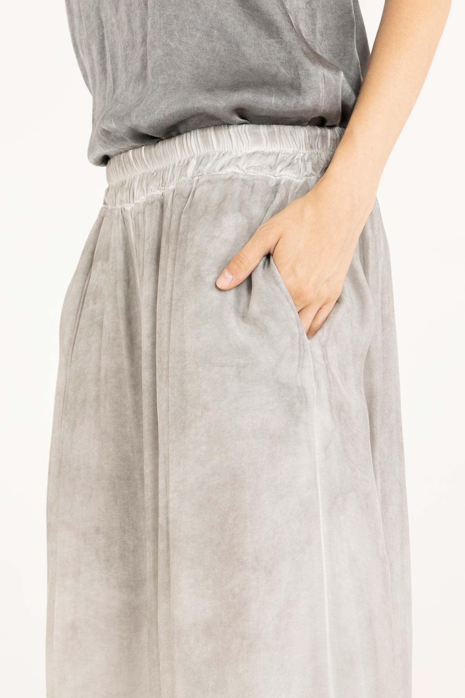 Sanctamuerte Pantaloni Pantalone Palazzo Hose Viskose