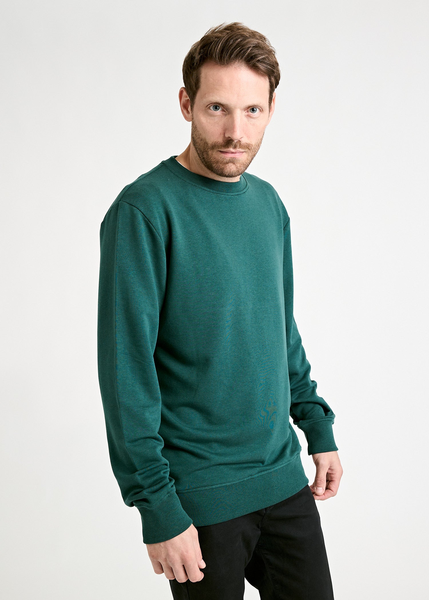 Wijld Till Herren Sweater Sea Moss Lyocell-Bio-Baumwolle