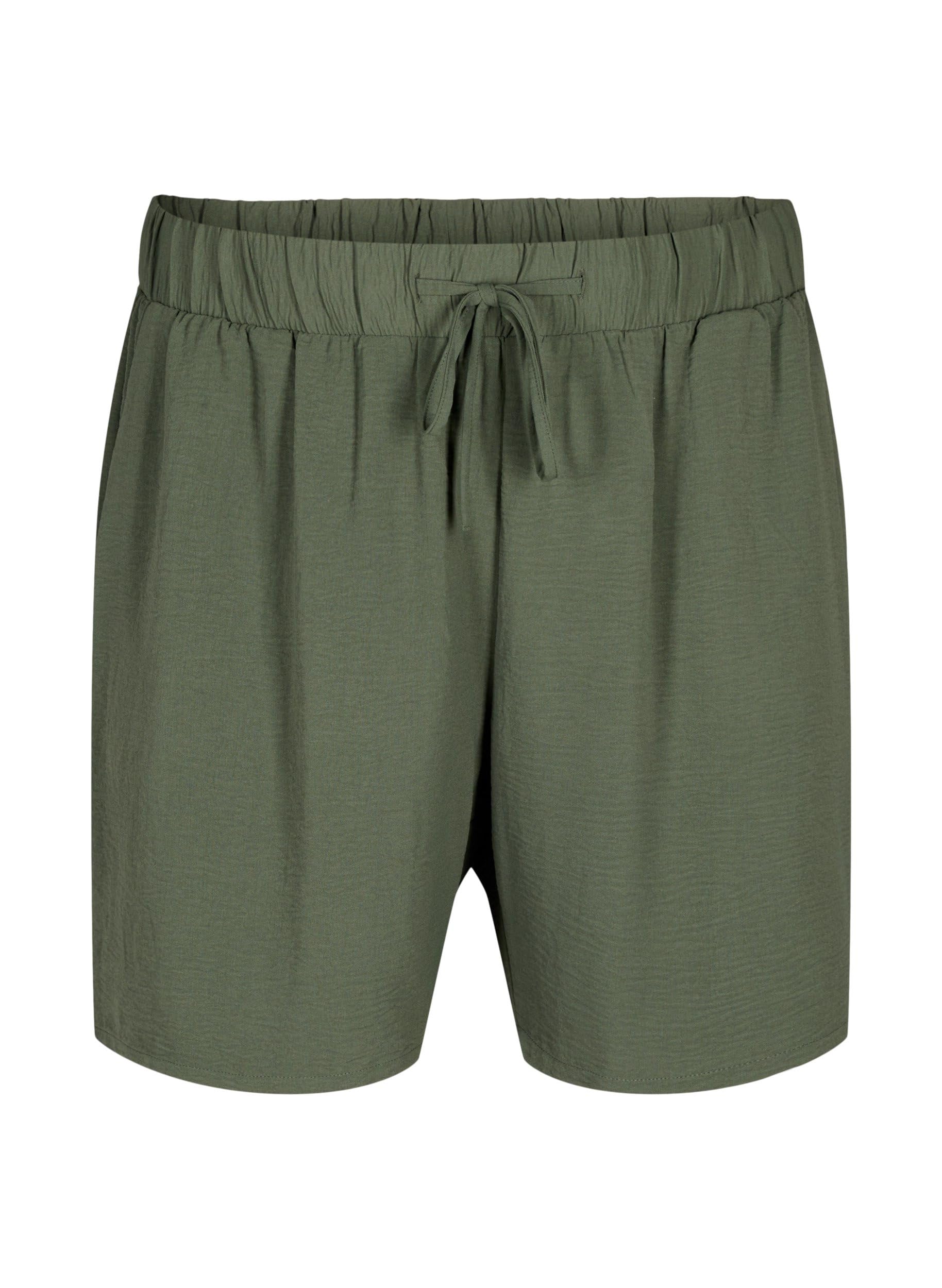 Zizzi Shorts Kurze Hose Große Größen 42-60 Kordelzug