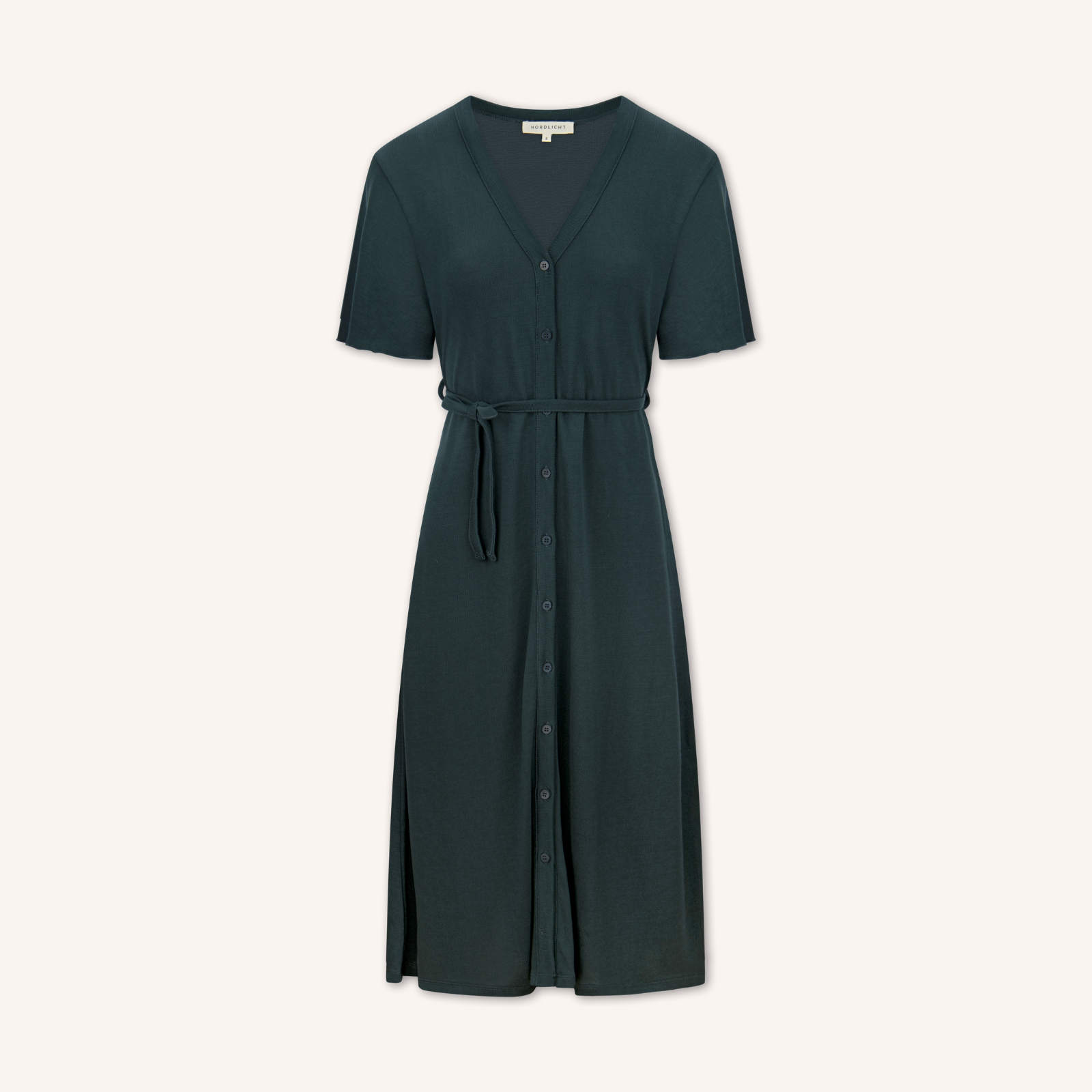 NORDLICHT Anouk Jersey Kleid Grün Tencel