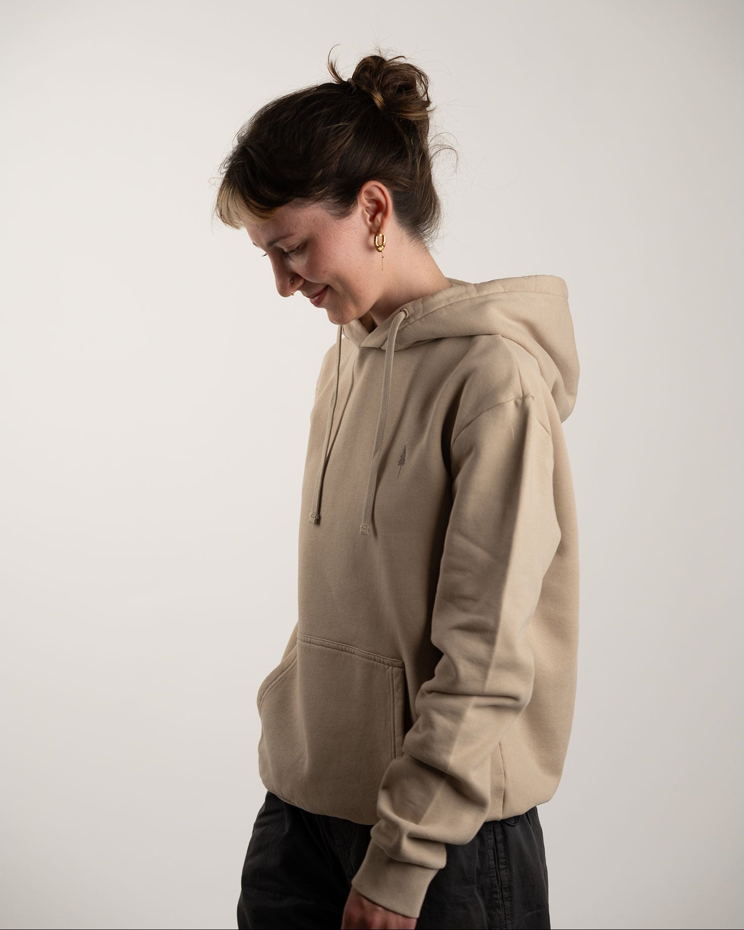 NIKIN TreeHoodie Hoodie Light Taupe Bio-Baumwolle
