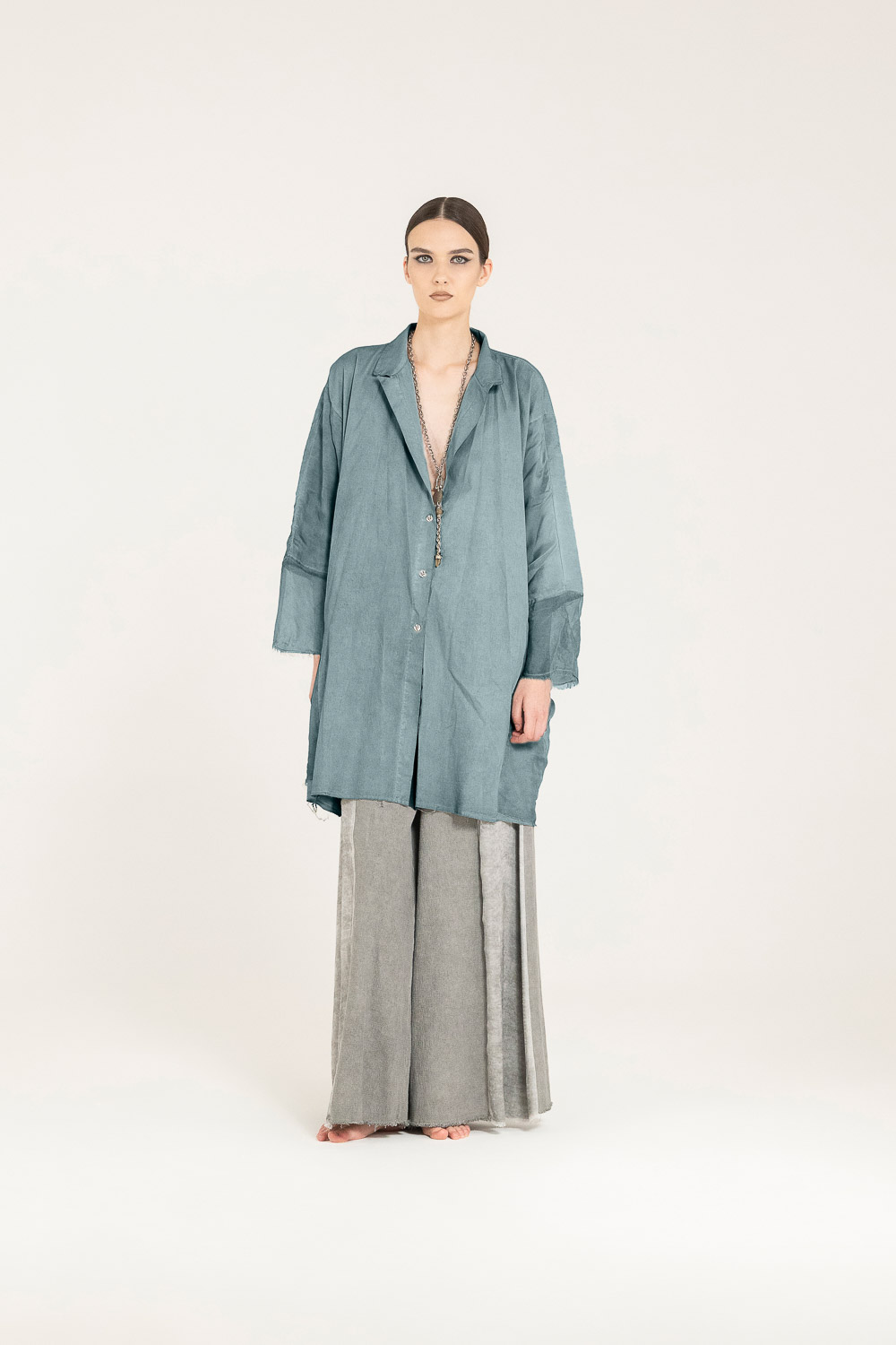 Sanctamuerte Capispalla Kimono Spolverino Viskose