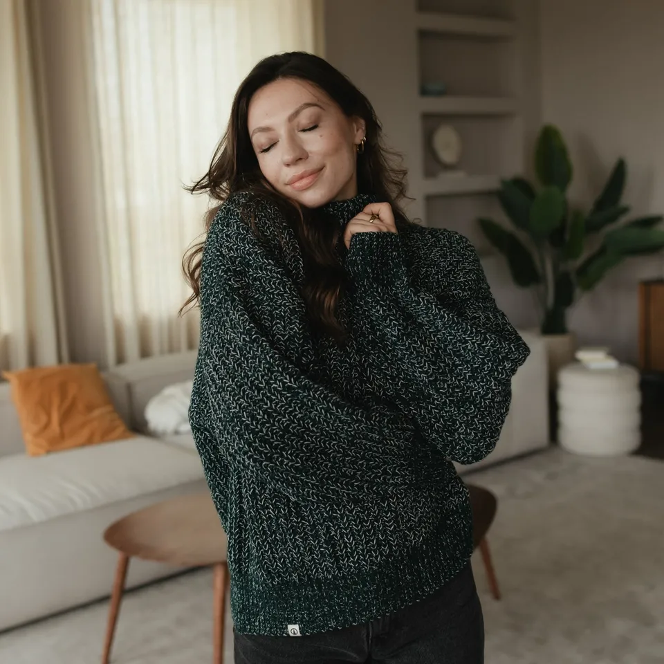 NORDLICHT Pia Oversize Wollpullover recycelte Wolle Gr. S-L
