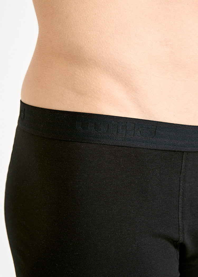 Wijld Manny Herren Boxershorts Schwarz Lyocell