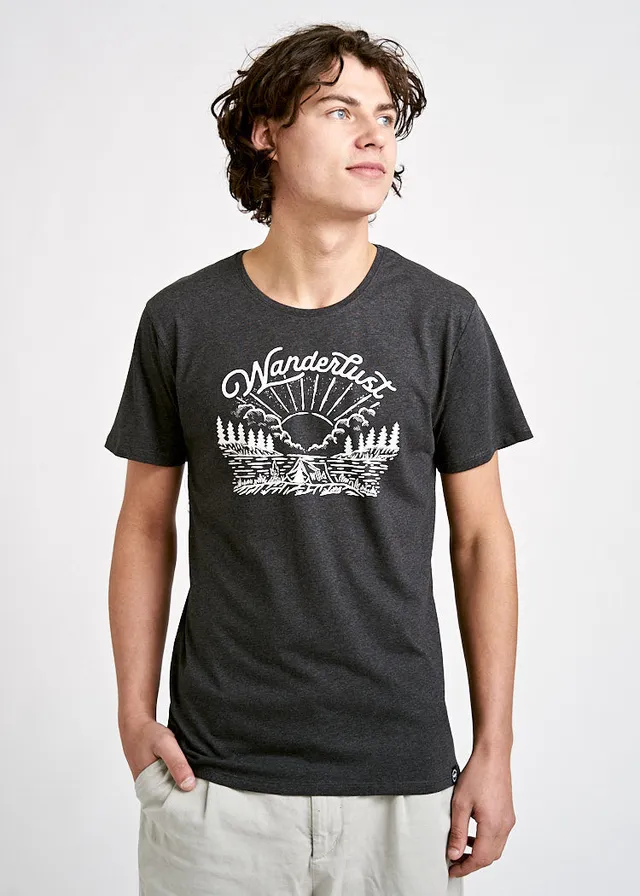 Wijld Wanderlust WoodShirt Herren T-Shirt Print Lyocell
