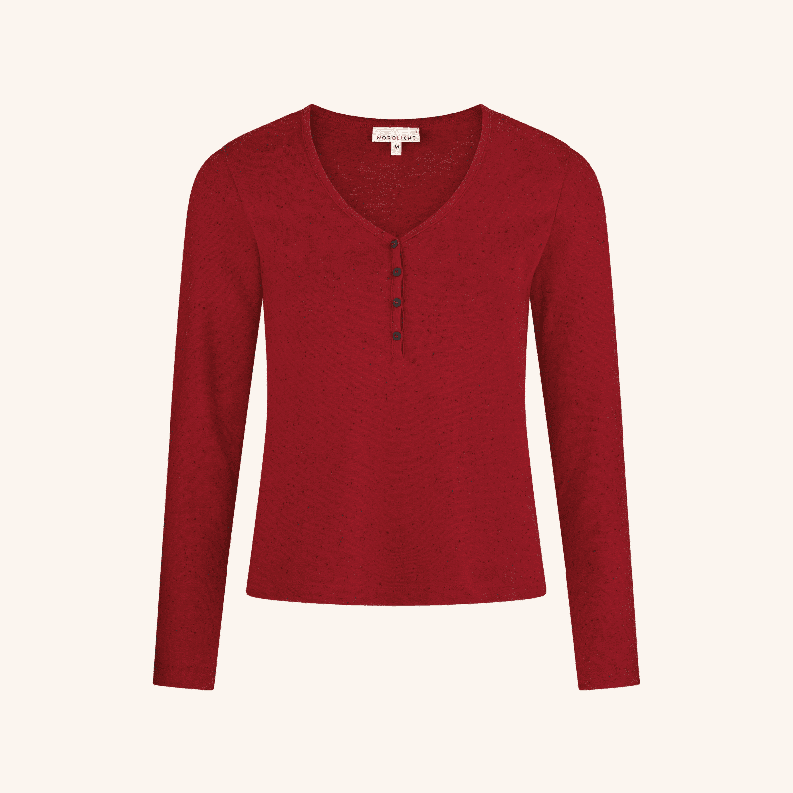 NORDLICHT Hedda Rippshirt Longsleeve Gepunktet
