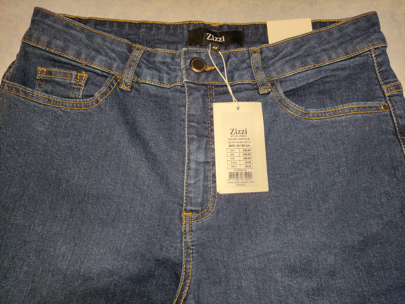Zizzi Ellen Jeans Bootcut Damen High Waist Plus Size