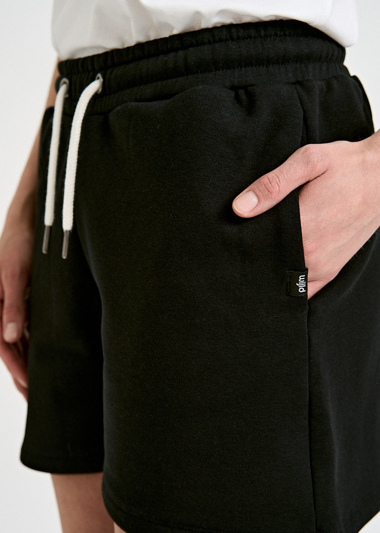 Wijld Sweat Shorts Damen Schwarz Bio-Baumwolle