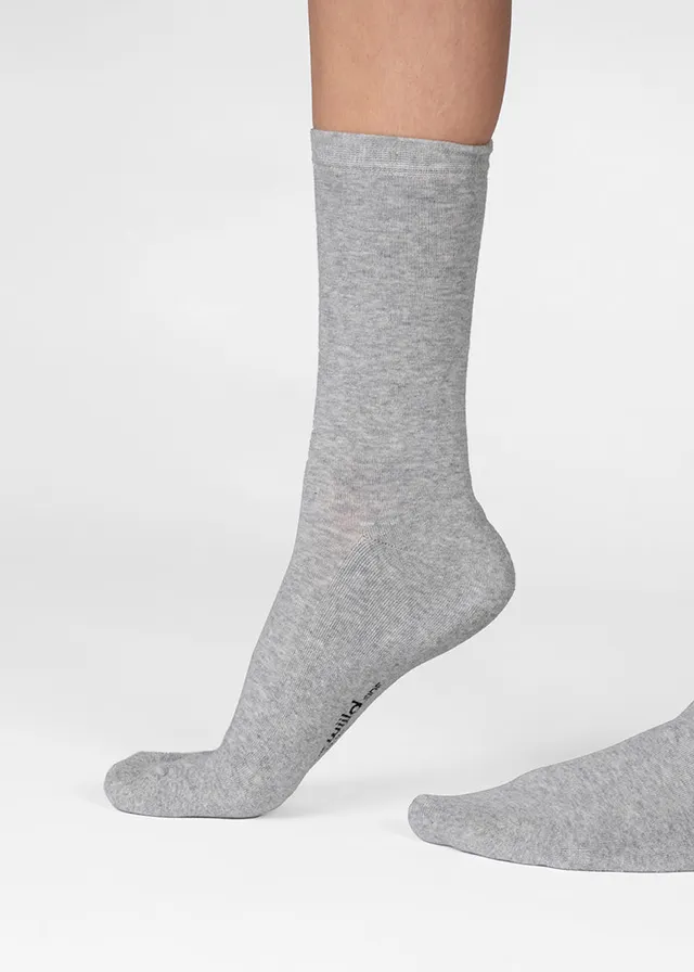 Wijld Socks Woodsocks Light Gray Socken Lyocell 35-38
