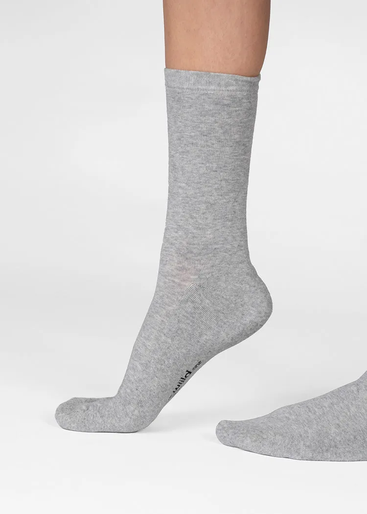 Wijld Socks Woodsocks Light Gray Socken Lyocell 35-38