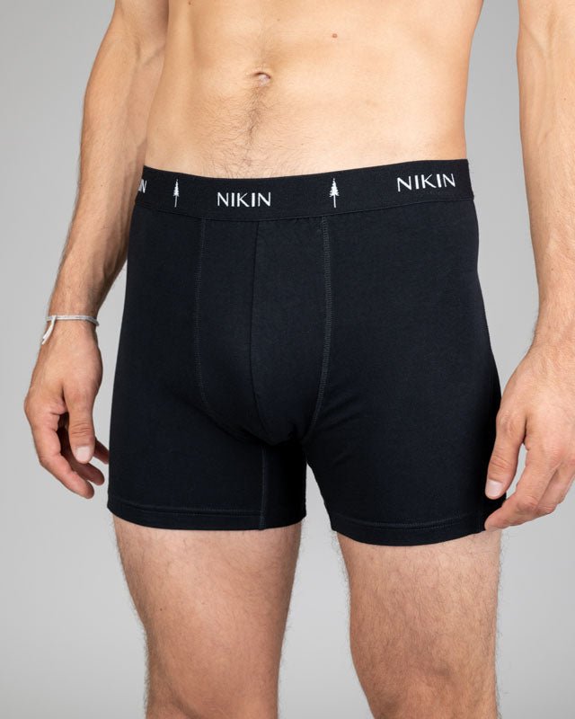 NIKIN TreeTrunks Bundle Black Boxershorts Schwarz Baumwolle