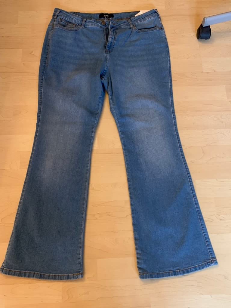 Zizzi Ellen Jeans Bootcut Damen High Waist Plus Size
