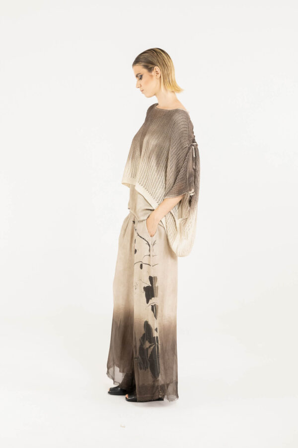 Sanctamuerte Maglieria Maglia Rete Pullover Baumwolle