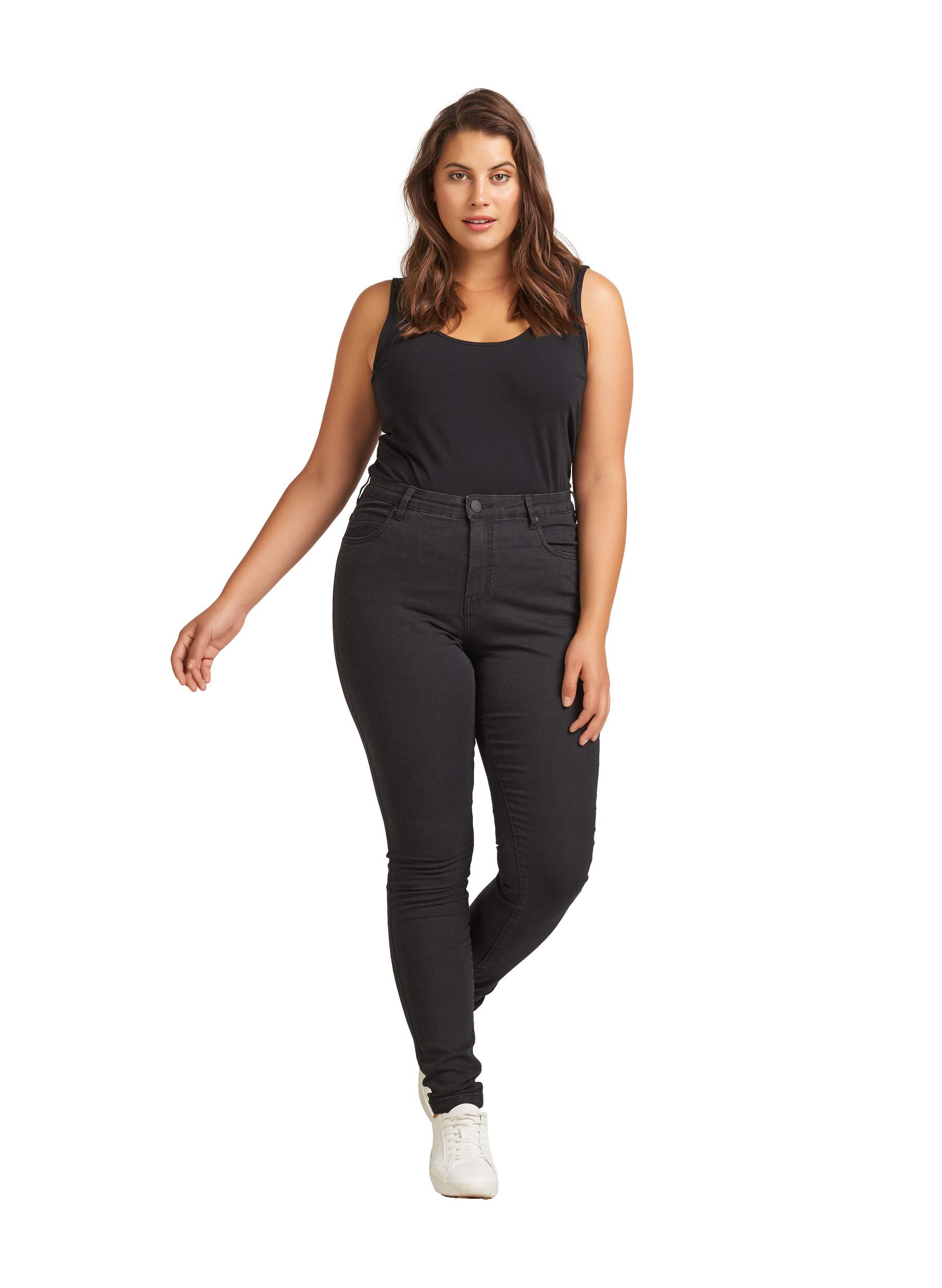 Zizzi Amy Jeans Super Slim hohe Taille große Größen
