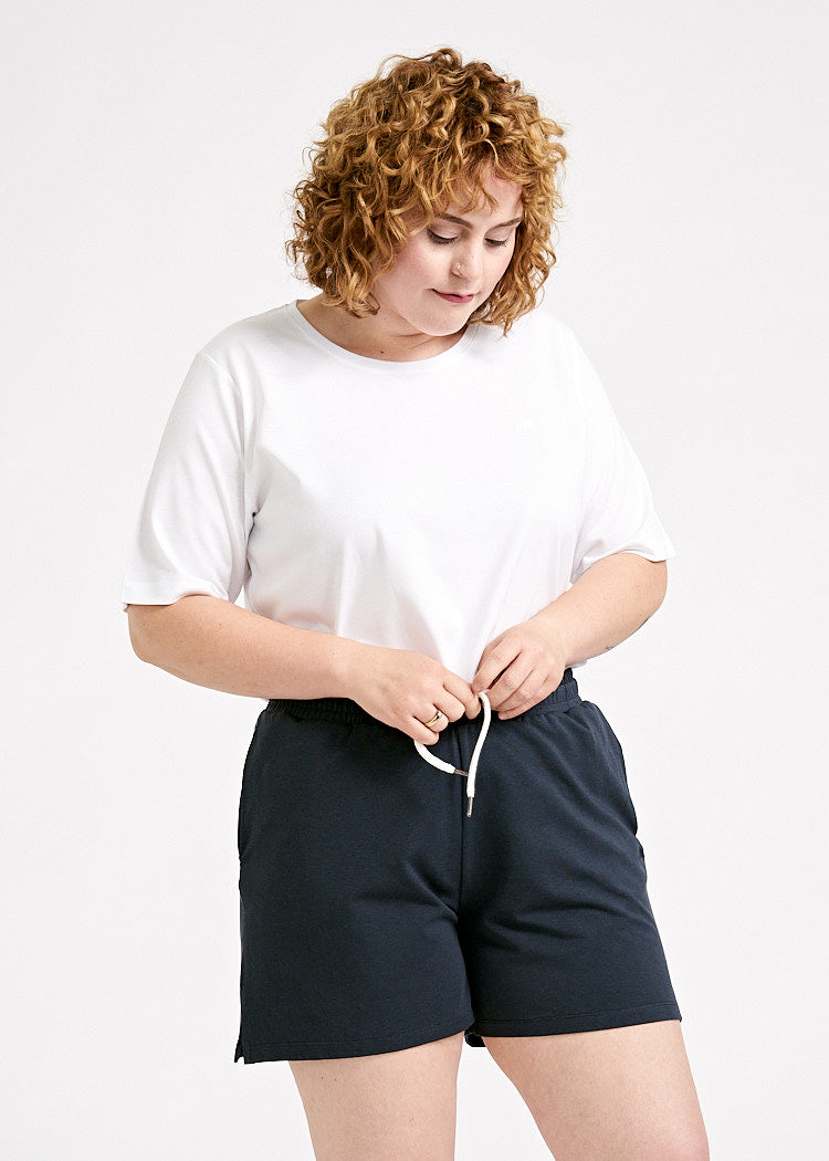 Wijld Jersey Shorts Damen Shorts Carbon Lyocell