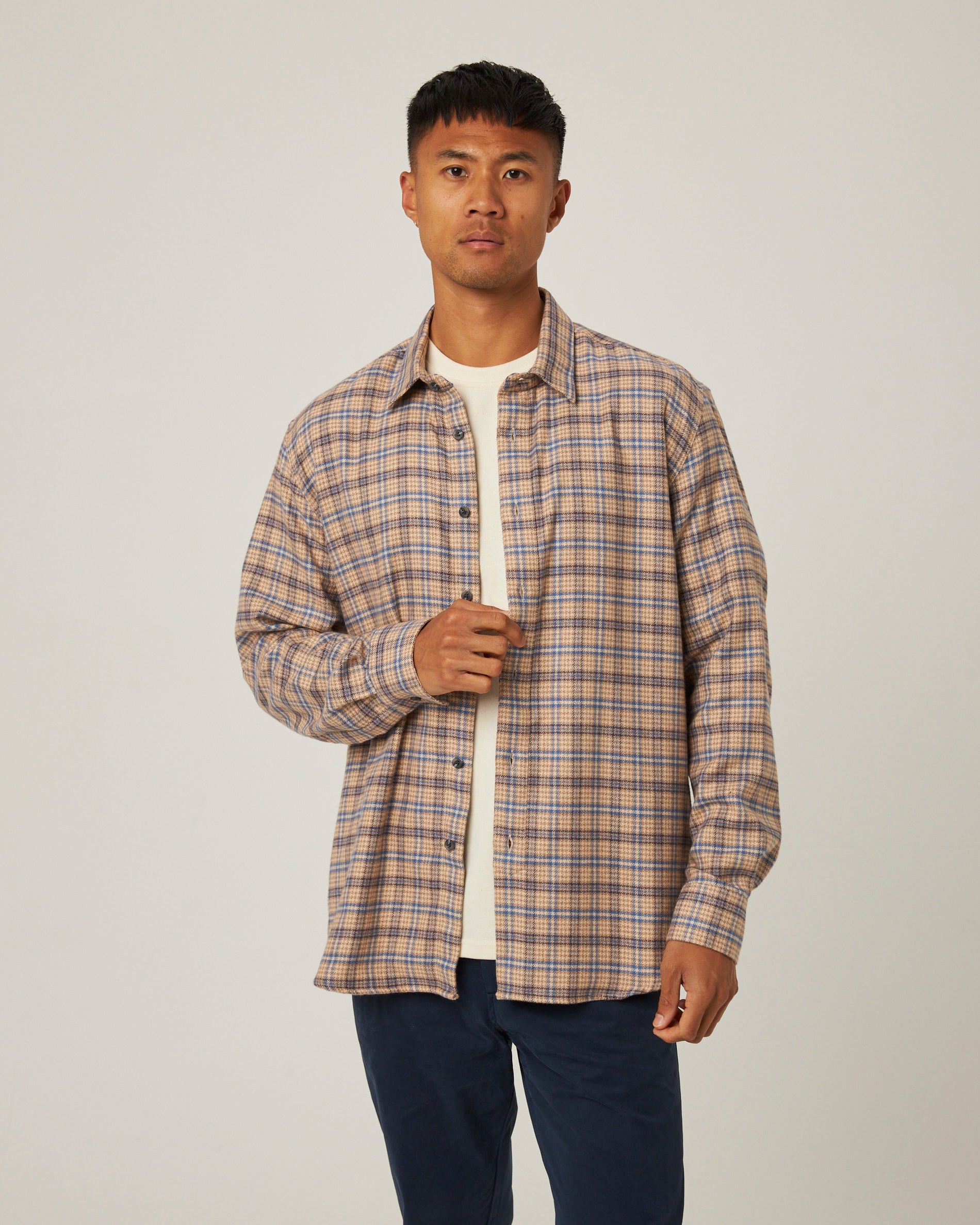 Peregrine Farley Shirt Herrenhemd Worksop Baumwolle