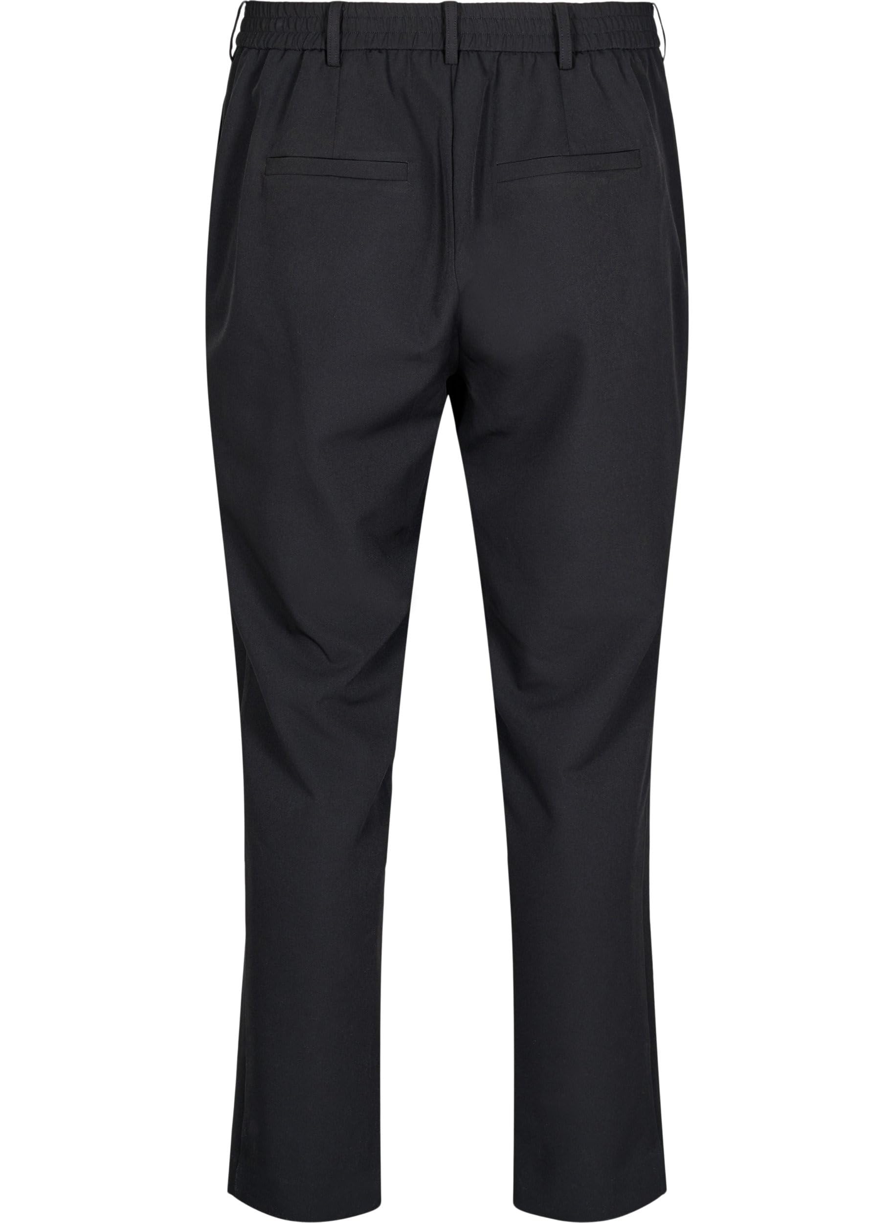 Zizzi Hose gerades Bein Taschen hohe Taille 42-60