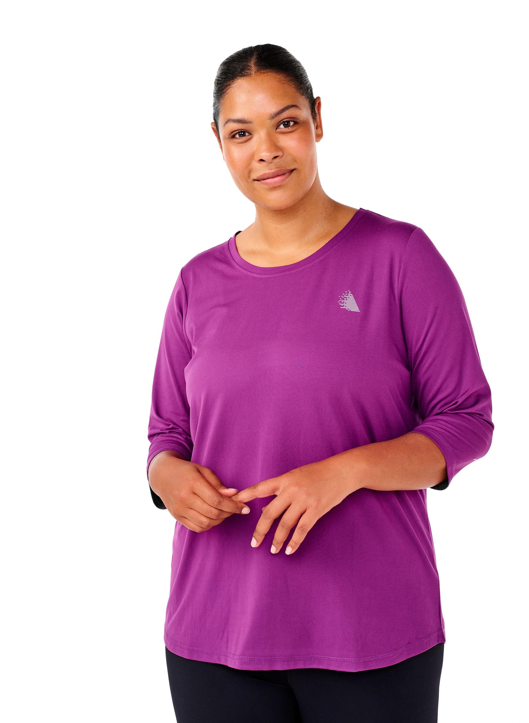 Zizzi Activewear Sportshirt 3/4 Arm 50-52 Stretch