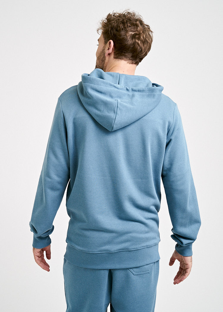 Wijld Sweatjacke Herren Blue Stone aus Lyocell 340g