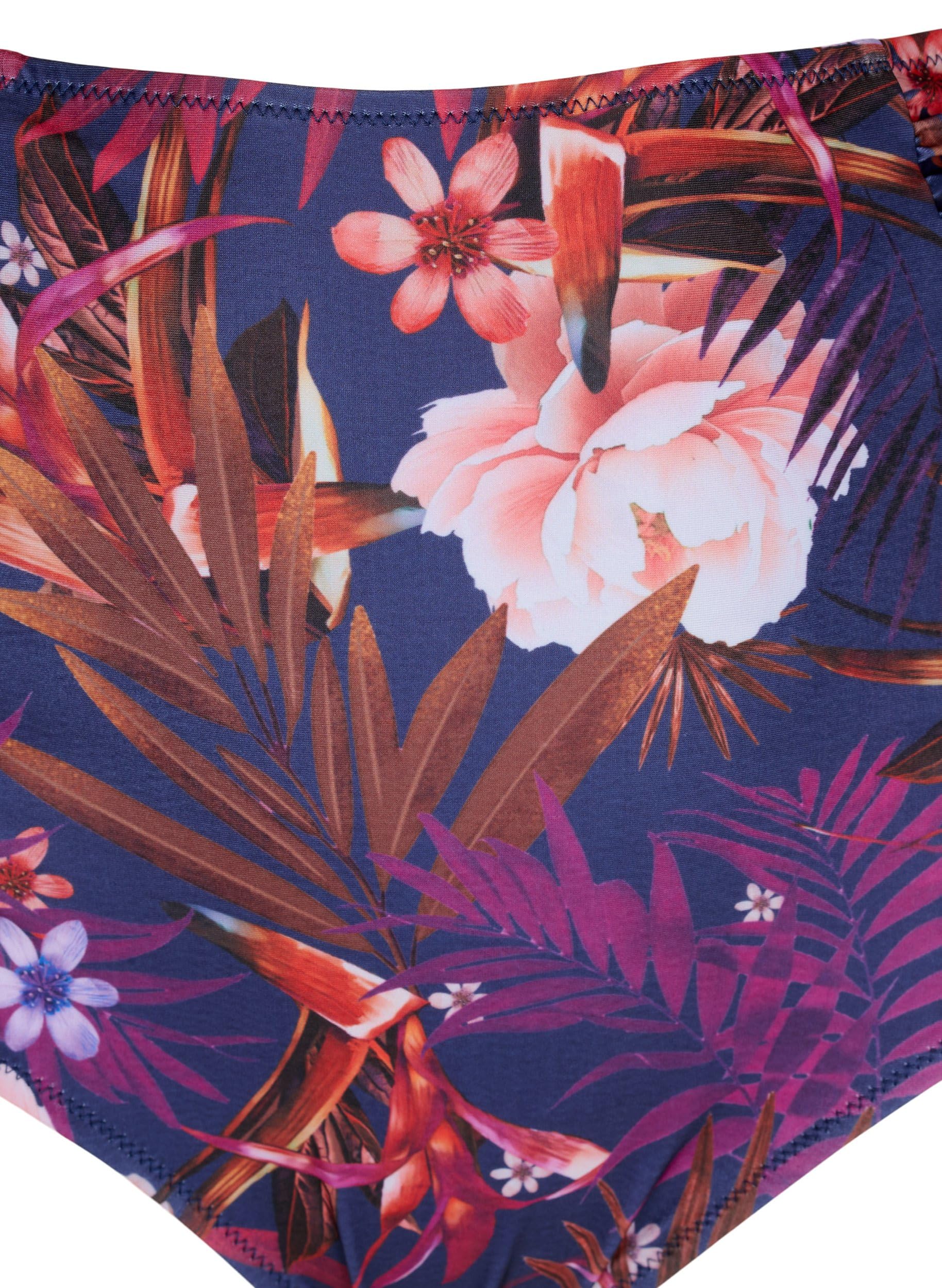 Zizzi Swim Bikini Unterteil Damen High-Waist Print