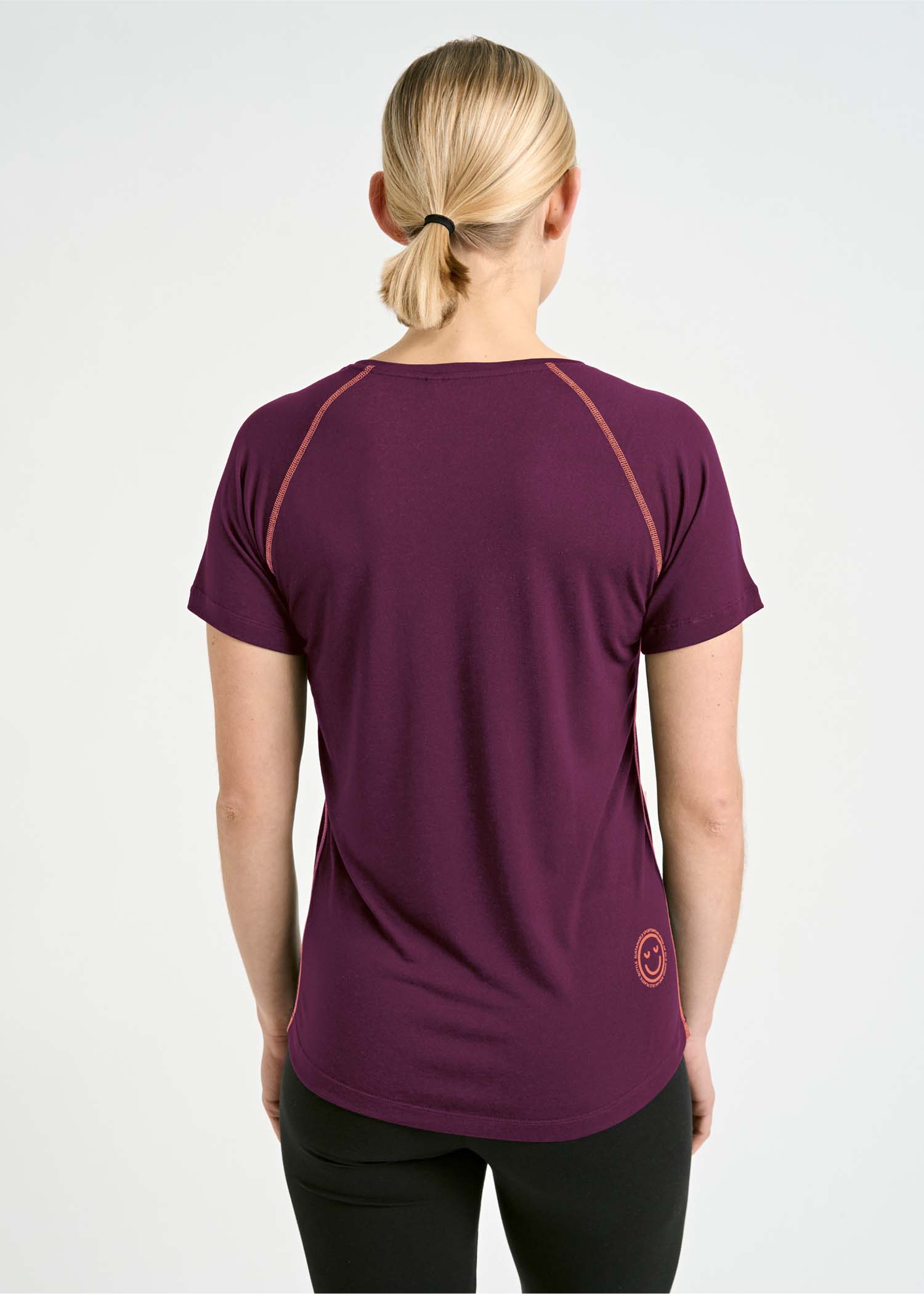 Wijld Fanny Purple Coral Damen Sportshirt Lyocell