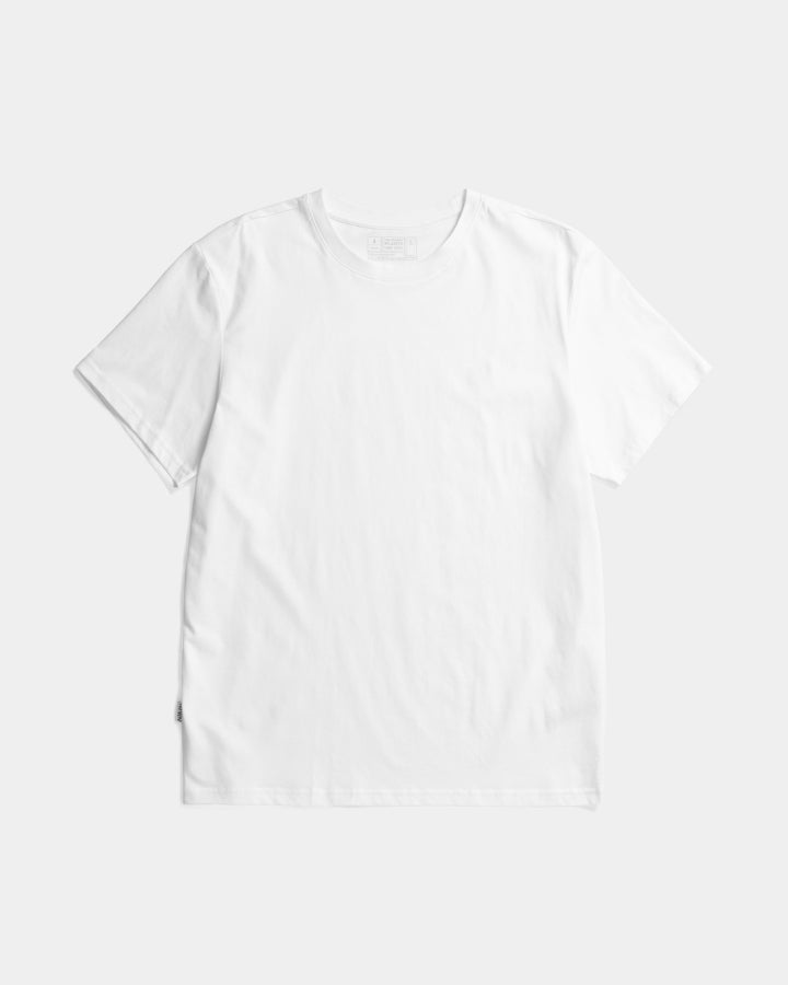 NIKIN TreeShirt Plain T-Shirt Weiß Bio-Baumwolle