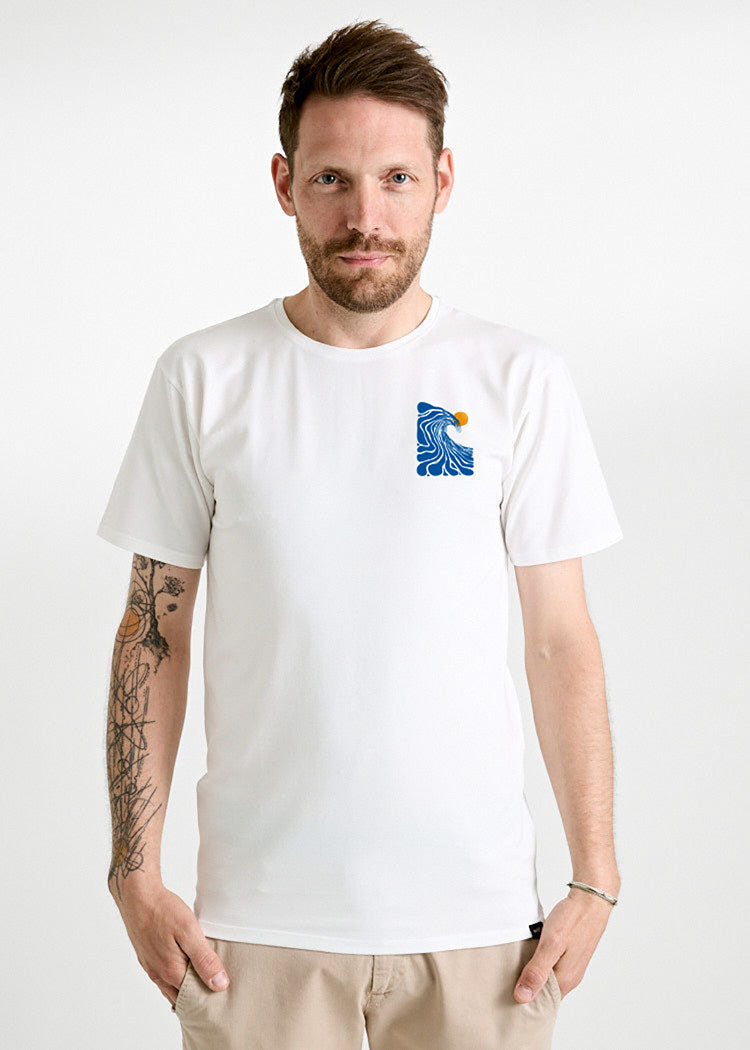 Wijld WoodShirt Timo T-Shirt Herren Golden Tide Lyocell Bio