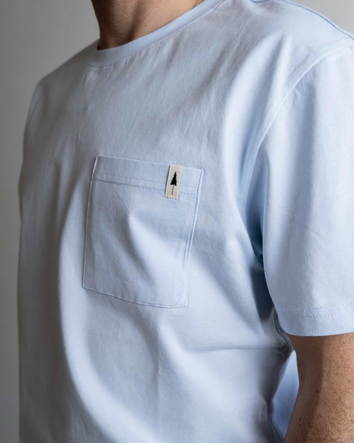 NIKIN TreeShirt Pocket T-Shirt Arctic Sky Recycling