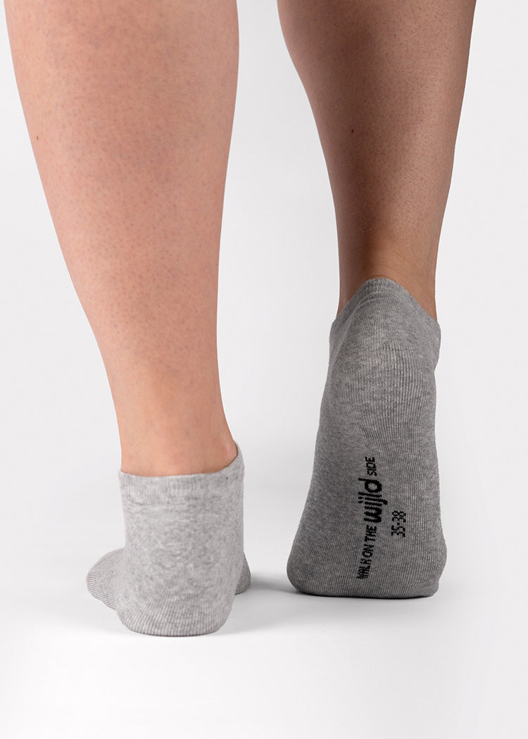 Wijld Woodsocks Sneakersocken Light Gray Socken Hellgrau Holz
