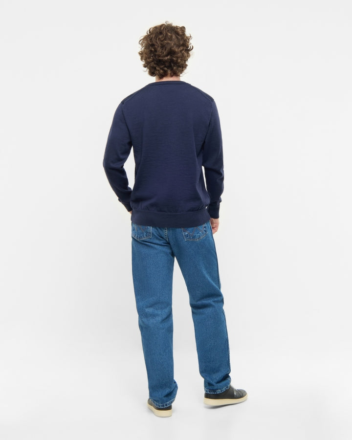 NIKIN TreePullover Merino Pullover Dark Navy Wolle