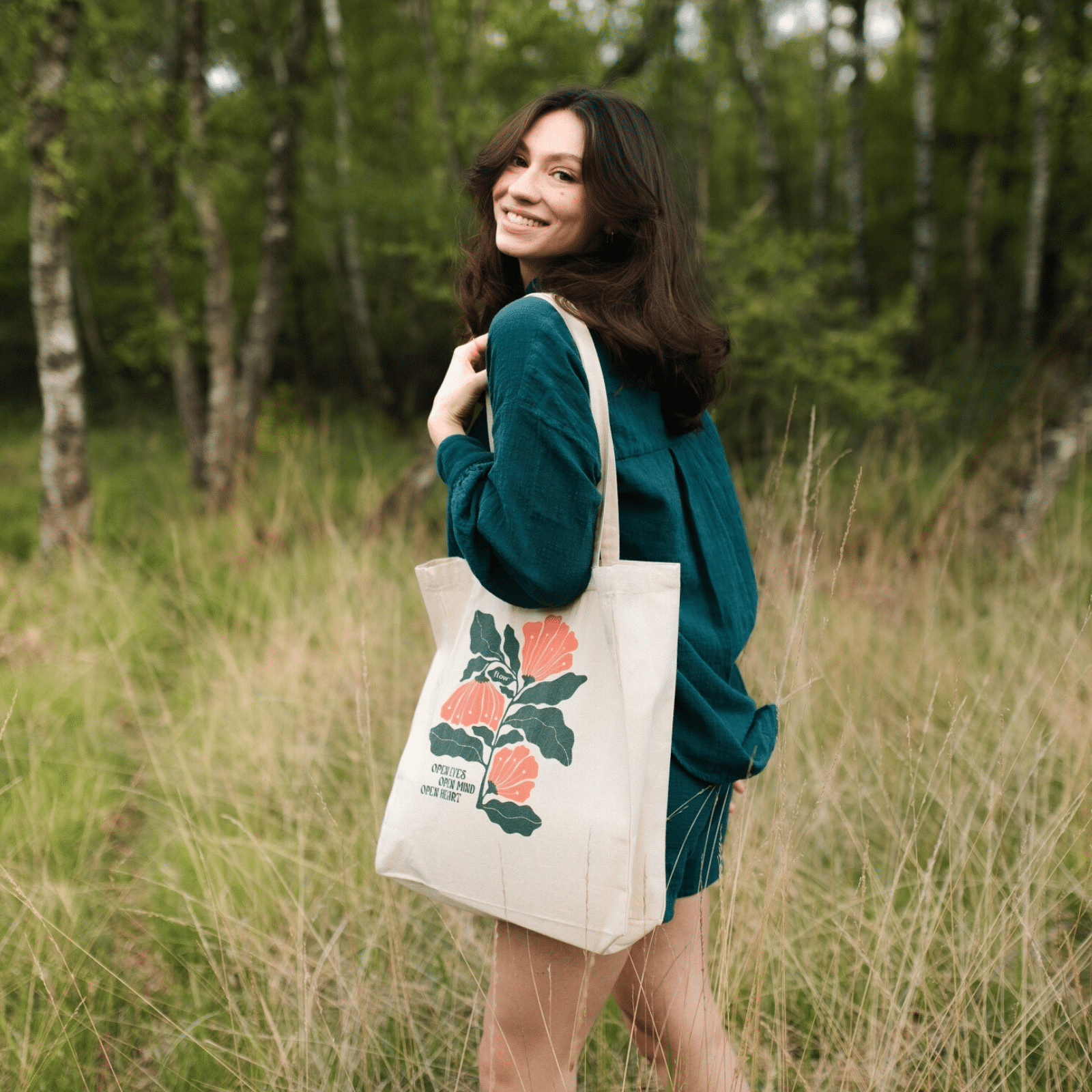 Nordlicht Flow Shopper Natur Bio-Baumwolle