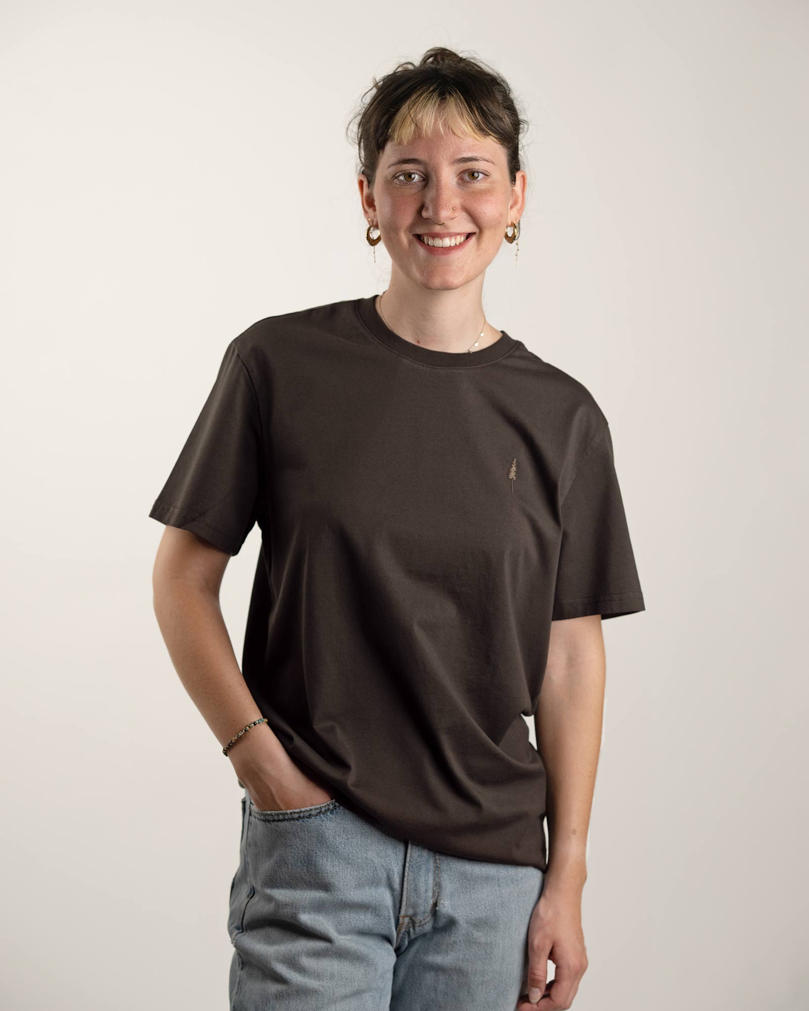 NIKIN TreeShirt Earthy Brown T-Shirt Bio-Baumwolle Braun