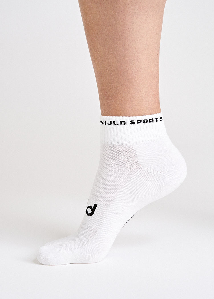 Wijld Socks Woodsocks Sportsocken Halbhoch Bright White