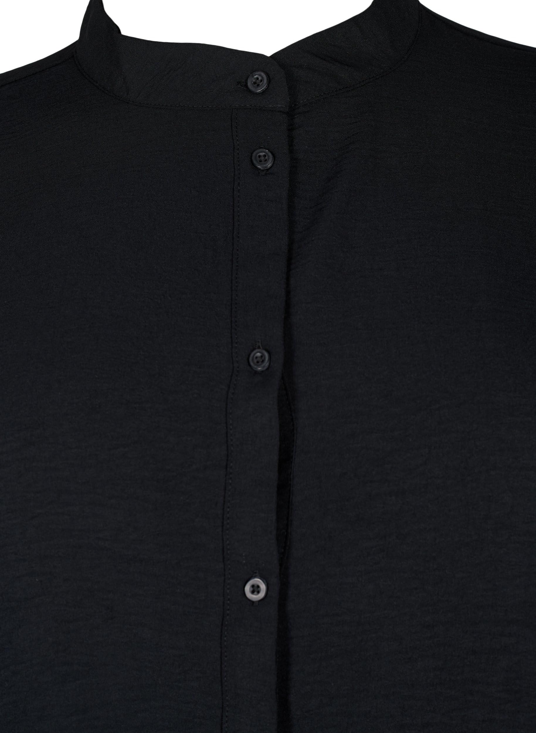 Zizzi Blouses & Shirts Hemdbluse Langarm Häkel Große Größen