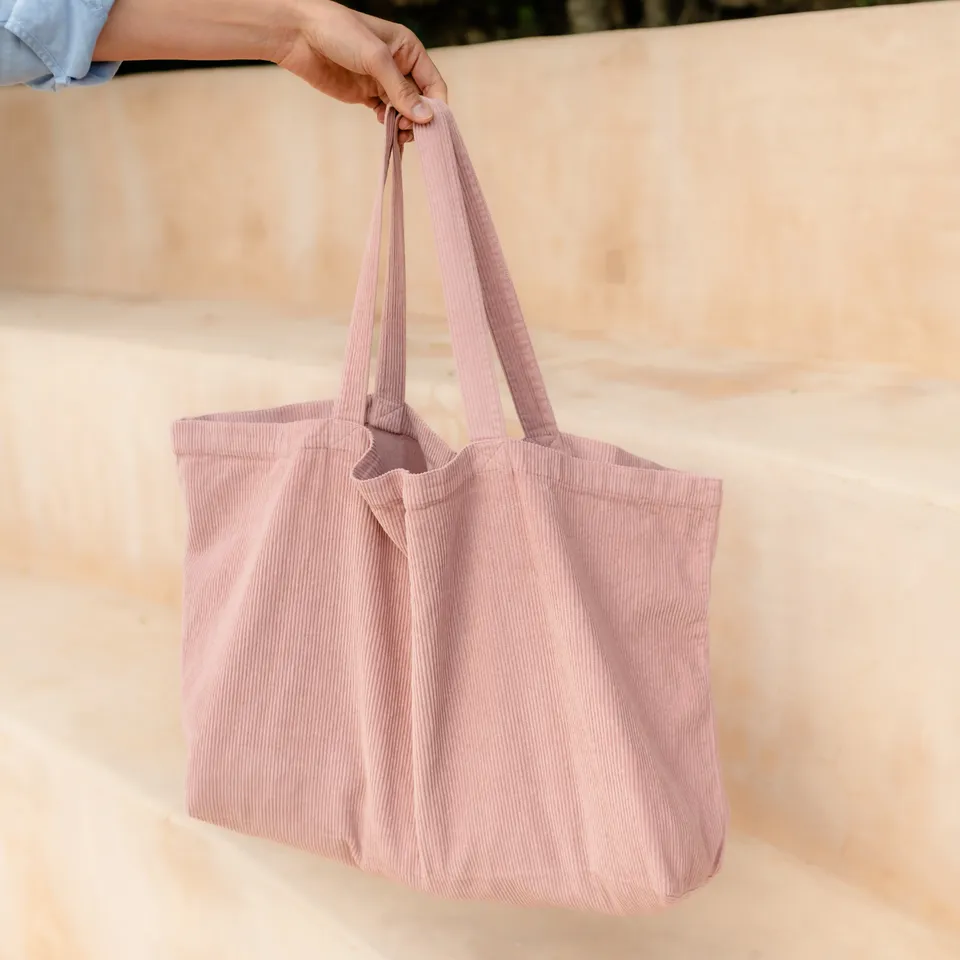 NORDLICHT Accessoires Cordtasche Mari Shopper Altrosa Bio-Cord