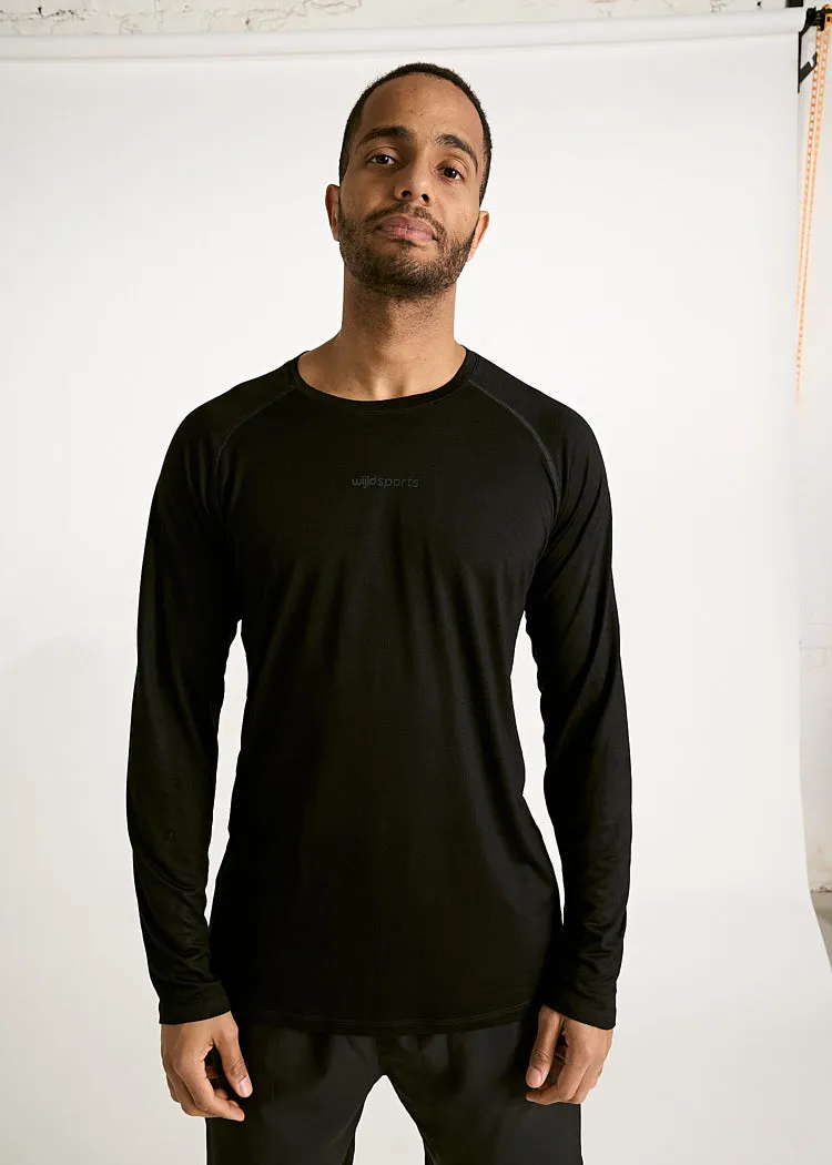 Wijld Sport Langarmshirt Tom Herren-Longsleeve Grau