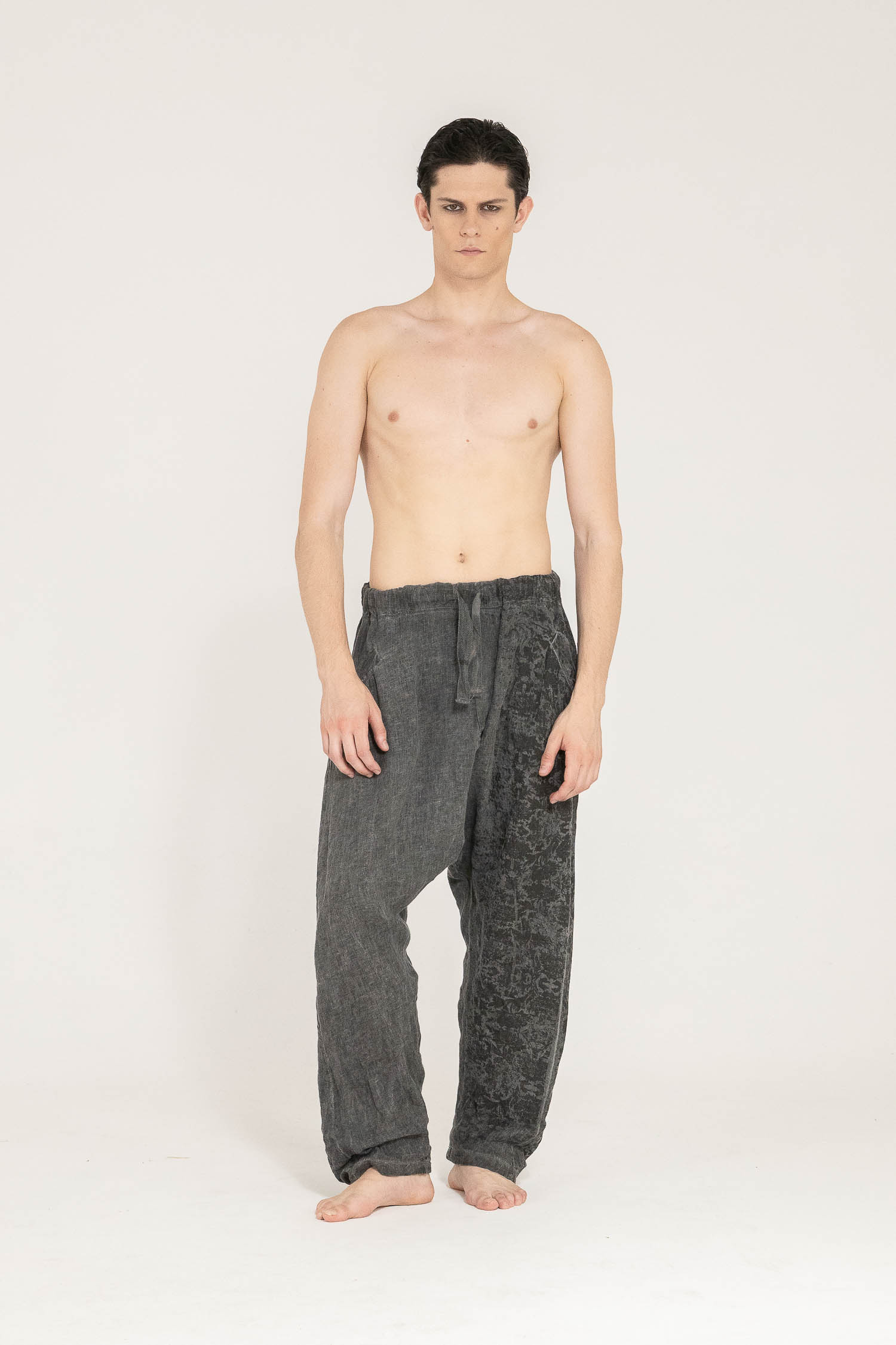 Sanctamuerte Pantaloni Pantalone Hose tiefer Schritt Degradé