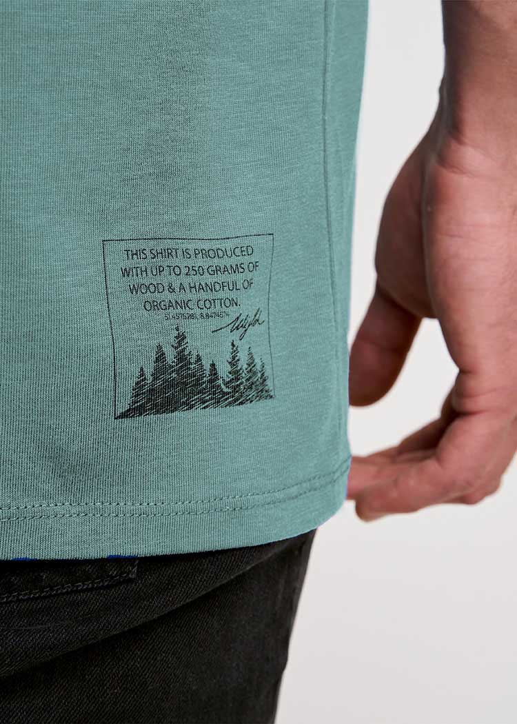 Wijld WoodShirt James Silver Pine Herren T-Shirt